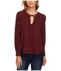 1.State Womens Center Tie Pullover Blouse