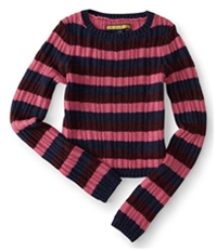 Aeropostale Womens Striped Knit Pullover Sweater, TW2