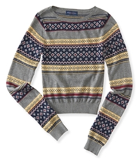 Aeropostale Womens Knit Patterned Pullover Sweater