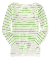 Aeropostale Womens Stripe Knit Sweater, TW2