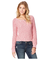 Aeropostale Womens Marled Knit Pullover Sweater