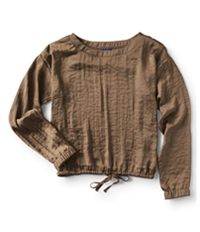 Aeropostale Womens Long Sleeve Knit Blouse