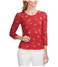 Vince Camuto Womens Desert Bouquet Pullover Blouse