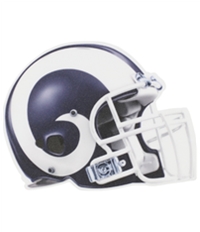 Wincraft Unisex La Rams Helmet Decal Souvenir, TW2