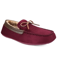 Club Room Mens Bomber Moccasin Slippers, TW3