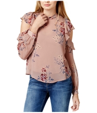 Astr The Label Womens Chantelle Sheer Knit Blouse