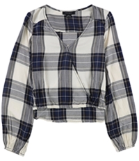 Sanctuary Clothing Womens Plaid Pullover Blouse, TW1