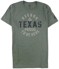 Reebok Mens Texas Proud To Be Here Graphic T-Shirt