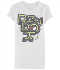 Reebok Womens Abstract Logo Graphic T-Shirt