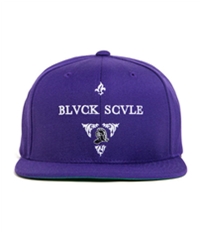 Black Scale Mens The Blvck Knight Snapback Baseball Cap