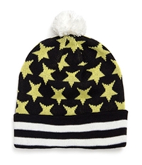 Black Scale Mens The Blvck Star Beanie Hat