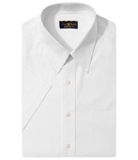 Club Room Mens Pointed Solid Button Up Shirt