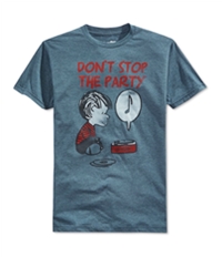 Mighty Fine Mens Don't Stop The Party Graphic T-Shirt, TW1