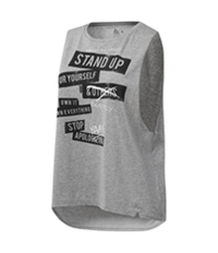 Reebok Womens Stand Up Stop Apologizing Tank Top