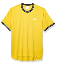 Reebok Mens Logo Trim Embellished T-Shirt