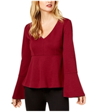 Rachel Zoe Womens Solid Pullover Blouse