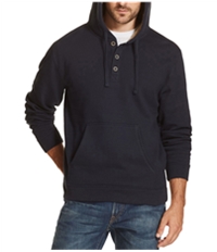 Weatherproof Mens 1/4 Button Hoodie Sweatshirt