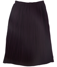 Eileen Fisher Womens Pleated Midi Skirt