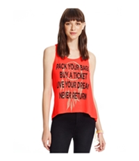 Pretty Rebellious Clothing Womens Dreams Neon Racerback Tank Top