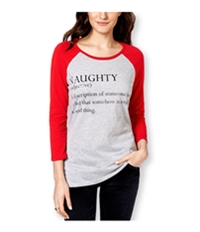 Pretty Rebellious Clothing Womens Naughty Defined Graphic T-Shirt