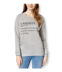Pretty Rebellious Clothing Womens Naughty Crew Sweatshirt, TW2