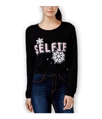 Pretty Rebellious Clothing Womens Xmas Selfie Sweatshirt, TW1