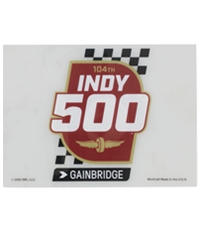 Indy 500 Unisex 104Th Flag Decal Souvenir, TW2