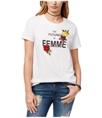 Carbon Copy Womens The Future Is Femme Graphic T-Shirt