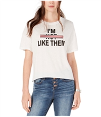 Carbon Copy Womens I'm Not Like Them Graphic T-Shirt