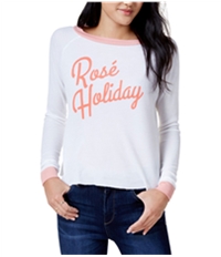 Kid Dangerous Womens Rose Holiday Graphic T-Shirt