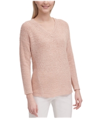 Calvin Klein Womens Open Stitch Pullover Sweater
