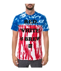 Young & Reckless Mens The Red White Brew Graphic T-Shirt