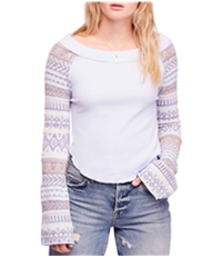 Free People Womens Fairground Thermal Blouse