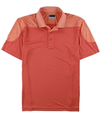 Pga Tour Mens Colorblocked Golf Rugby Polo Shirt