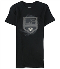 Reebok Womens Round-Stud Logo Graphic T-Shirt