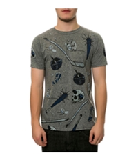 Rook Mens The Sticks And Stones Graphic T-Shirt