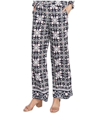 Rachel Roy Womens Printed Casual Wide Leg Pants, TW2