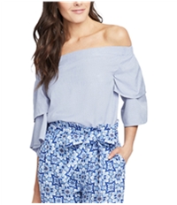 Rachel Roy Womens Layered Bell Off The Shoulder Blouse