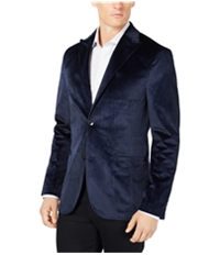 Ryan Seacrest Mens Velvet Two Button Blazer Jacket