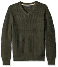 Nautica Mens Knit V-Neck Pullover Sweater