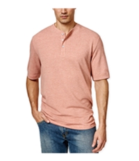 Weatherproof Mens Vintage Pique Ss Henley Shirt
