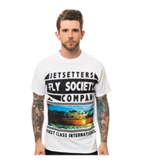 Fly Society Mens The Breezy Graphic T-Shirt
