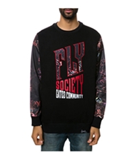 Fly Society Mens The Geo Crewneck Sweatshirt