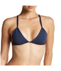 Tavik Womens Jett Textured Triangle Bikini Swim Top