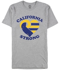 Next Level Mens California Strong Graphic T-Shirt