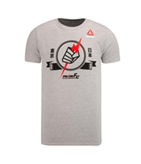 Reebok Mens Pride Fist Bolt Graphic T-Shirt