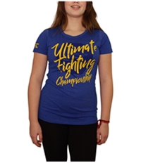 Ufc Womens Brushed Lettering Graphic T-Shirt