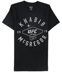 Ufc Mens Khabib Vs Mcgregor 2018 Las Vegas Graphic T-Shirt