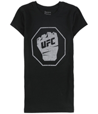 Womens Distressed Fist Graphic T-Shirt, TW2