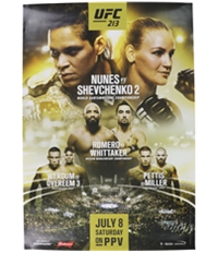 Ufc Unisex 213 July 8Th Saturday Charlotte Official Poster